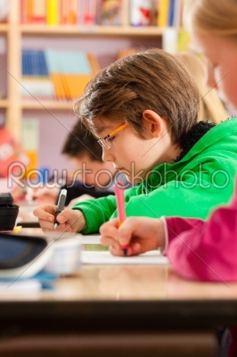 Education - Pupils at school doing homework