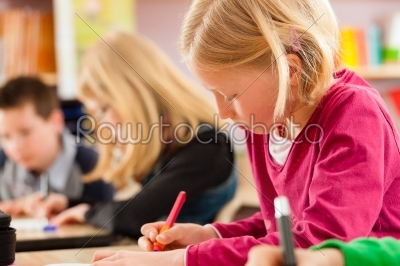 Education - Pupils at school doing homework