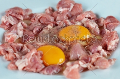 egg  and pork
