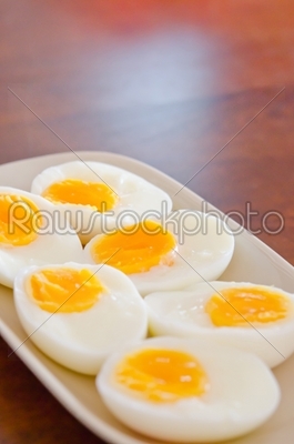 eggs on dish