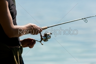 Fishing at the lake