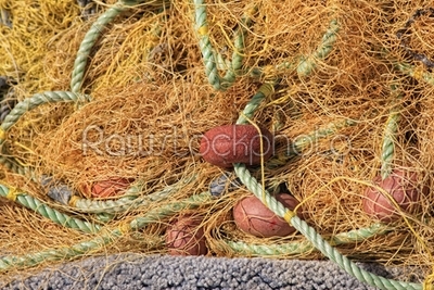 fishing nets and buoys tackle
