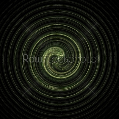 Fractal-green spiral