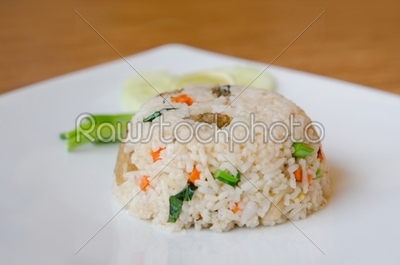 fried rice and fish