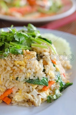 fried rice on dish