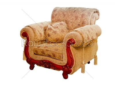 full option fabric European style long armchair 