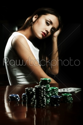girl in casino