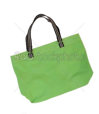 Green frabic bag