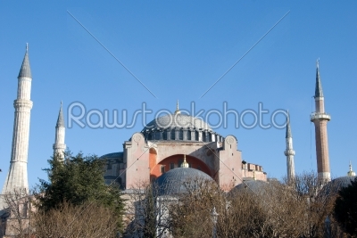 Hagia Sophia Panoramic View - Turkey, Istanbul