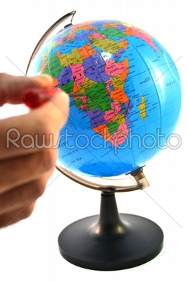 Hand screwdriver fixing the world