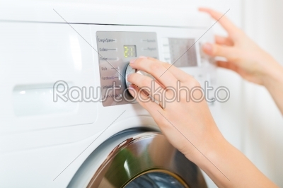 Housekeeper with washing machine