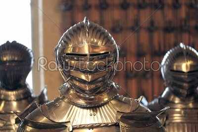 Middle age knight armor