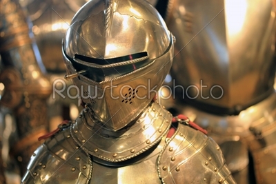 Middle age knight armor