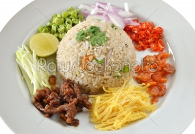 Mixed cooked rice