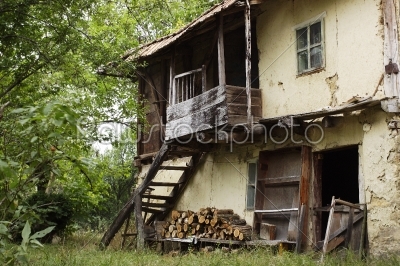 Old house in old bulgarian village