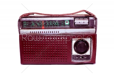 old portable radio