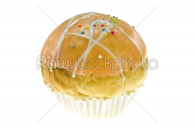 orange  cupcake 
