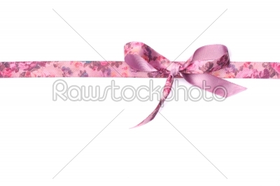 Pink gift ribbon