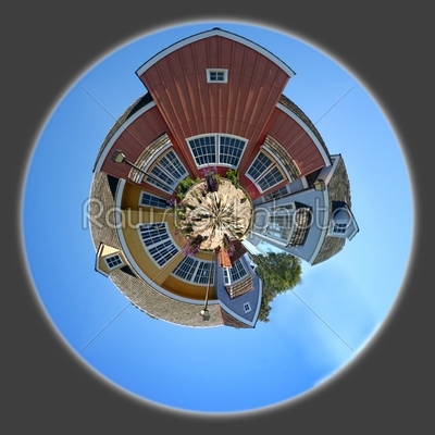 Planet Oxnard Harbor Houses-Panoramic 360 degree