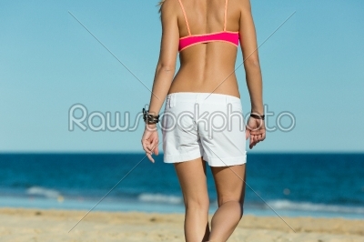 Pretty woman on the beach