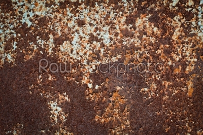 rusty iron plate with old color for background