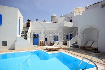 Santorini Pool House