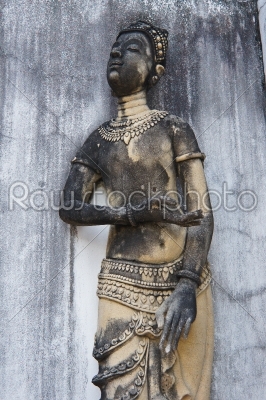 Sculpture, monuments, temples in Thailand.
