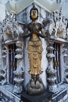 Sculpture, monuments, temples in Thailand.