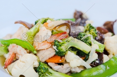 shrimp and vegetable