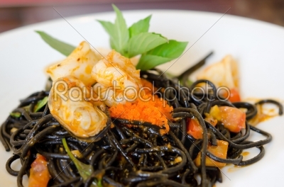 spaghetti seafood