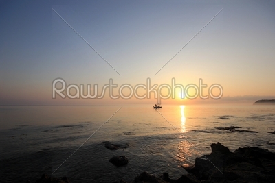 Sunrise over the Ionian sea