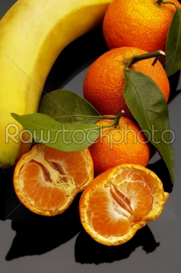 Tangerine and banana