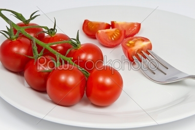 Tomatoes on a Plate