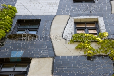 Two windows - Hundertwasser House
