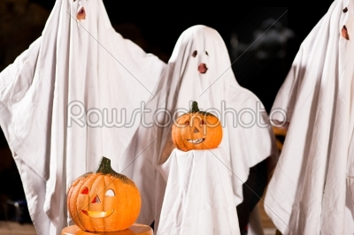 Very scary spooks on Halloween