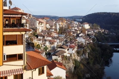 View from town Veliko Tarnovo in Bulgaria