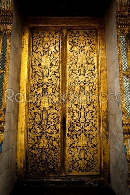 Vintage Gold Door
