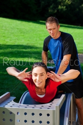 Woman - Fitness with Personal Trainer