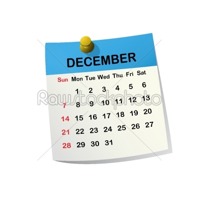 2014 calendar for December.