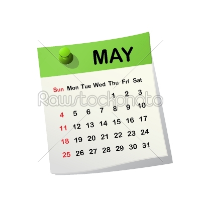 2014 calendar for May.
