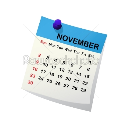 2014 calendar for November.