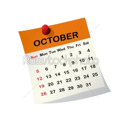 2014 calendar for October.