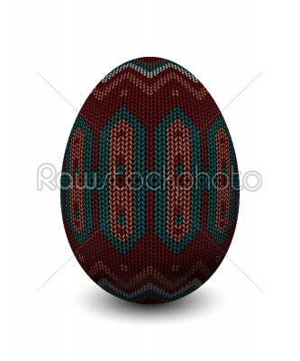 A knitted egg