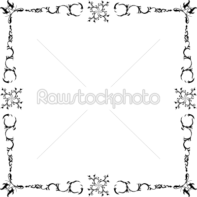 Black and white frame