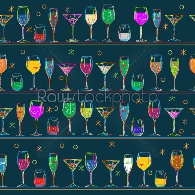 Cocktail_qt_s pattern design