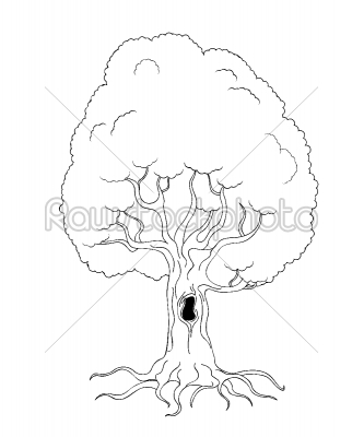 Coloring book tree