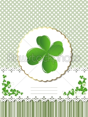 Decorative Saint Patrick card