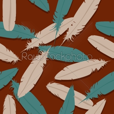 Feathers pattern