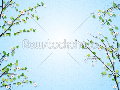 Floral tree illustration