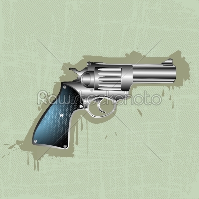 Hand gun background